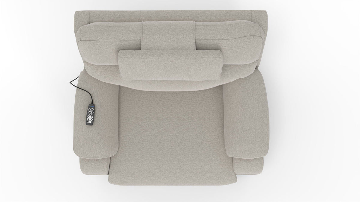 Dreamtime - 48" Power Headrest Power Lay Flat Recliner With CR3 Heat/Massage/Zero Gravity