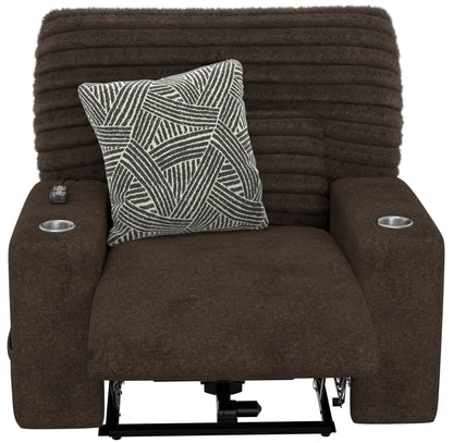 Zen - Power Recliner With CR3 Heat / Massage / Zero Gravity - Chocolate